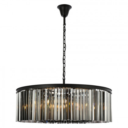 Elegant - Crystal Prism 6 Light Round Chandelier