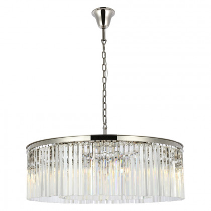 Elegant - Crystal Prism 6 Light Round Chandelier