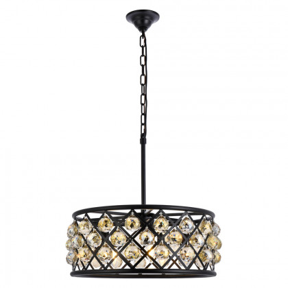 Elegant - Crystal Grid Hoop 3 Light Chandelier (PNT-1214D)