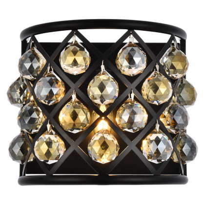 Elegant - Crystal Grid 1 Light Crystal Wall Sconce