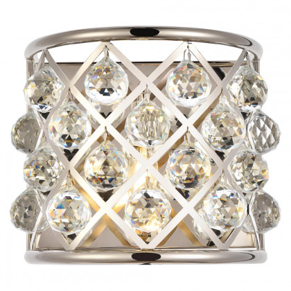 Elegant - Crystal Grid 1 Light Crystal Wall Sconce