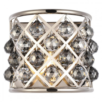 Elegant - Crystal Grid 1 Light Crystal Wall Sconce