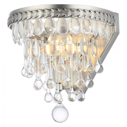 Elegant Wall Sconce - Antique Silver (1219W9AS-RC)