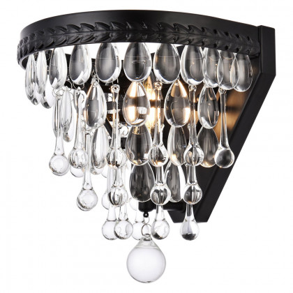 Elegant Wall Sconce - Black (1219W9BK-RC)
