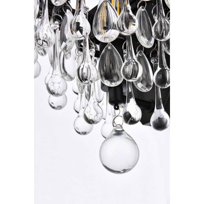 Elegant Wall Sconce - Black (1219W9BK-RC)