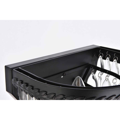 Elegant Wall Sconce - Black (1219W9BK-RC)