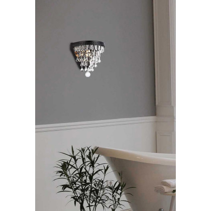 Elegant Wall Sconce - Black (1219W9BK-RC)