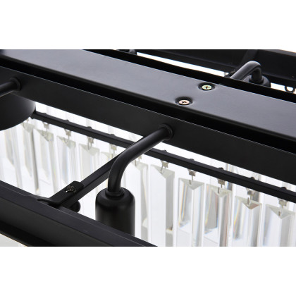 Elegant Urban Classic Chandelier - Matte Black, L 40" (1232D40MB-RC)