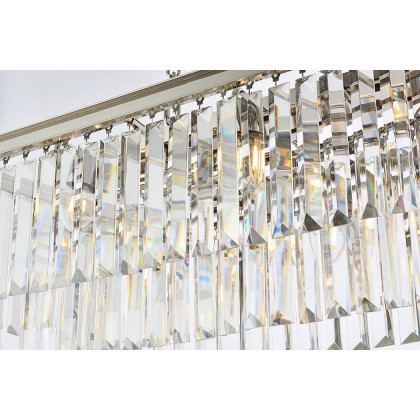Elegant Urban Classic Chandelier - Polished Nickel, L 50" (1232D50PN-RC)