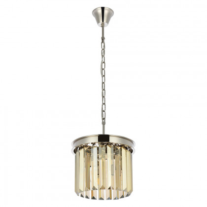 Elegant Urban Classic Pendant - Polished Nickel/Gold, L 12" (1238D12PN-GT-RC)