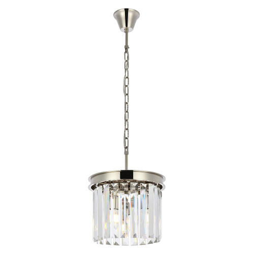 Elegant Urban Classic Pendant - Polished Nickel, L 12" (1238D12PN-RC)
