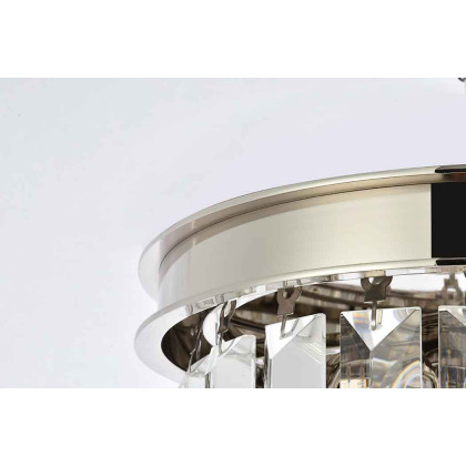 Elegant Urban Classic Pendant - Polished Nickel, L 12" (1238D12PN-RC)