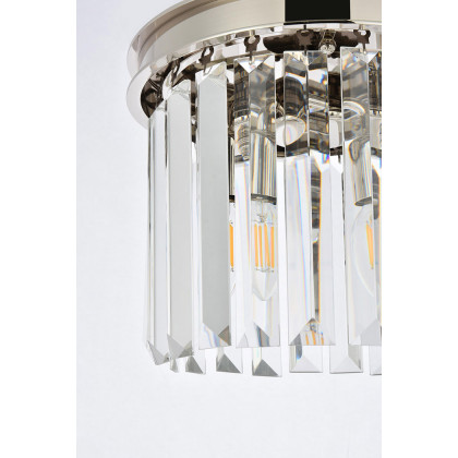 Elegant Urban Classic Pendant - Polished Nickel, L 12" (1238D12PN-RC)