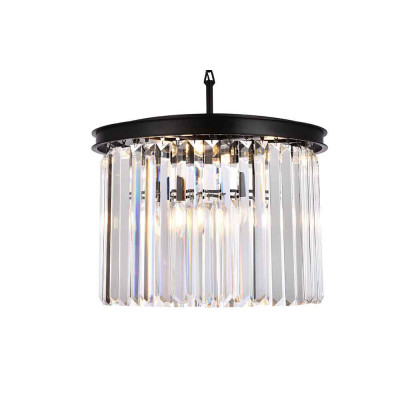 Elegant Urban Classic Pendant - Matte Black, L 20" (1238D20MB-RC)