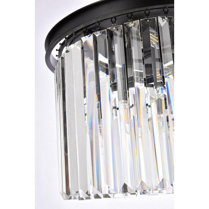 Elegant Urban Classic Pendant - Matte Black, L 20" (1238D20MB-RC)