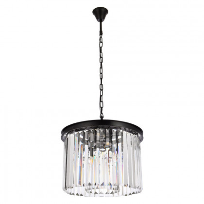 Elegant Urban Classic Pendant - Matte Black, L 20" (1238D20MB-RC)