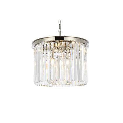 Elegant Urban Classic Pendant - Polished Nickel, L 20" (1238D20PN-RC)