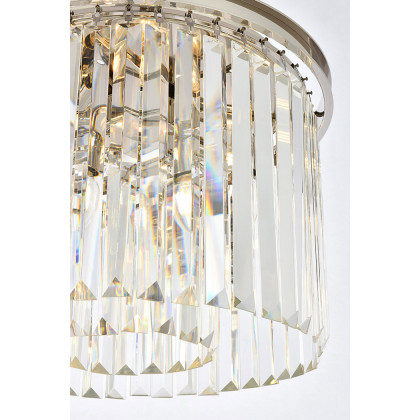 Elegant Urban Classic Pendant - Polished Nickel, L 20" (1238D20PN-RC)
