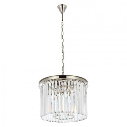 Elegant Urban Classic Pendant - Polished Nickel, L 20" (1238D20PN-RC)