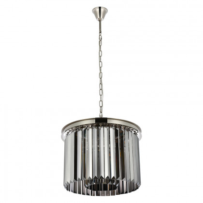 Elegant Urban Classic Pendant - Polished Nickel/Silver, L 20" (1238D20PN-SS-RC)
