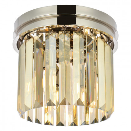 Elegant Urban Classic Flush Mount - Polished Nickel/Gold, L 12" (1238F12PN-GT-RC)