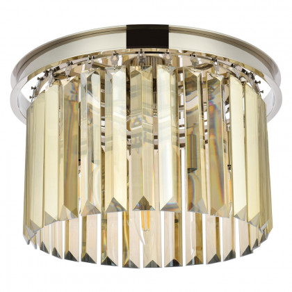 Elegant Urban Classic Flush Mount - Polished Nickel/Gold, L 16" (1238F16PN-GT-RC)