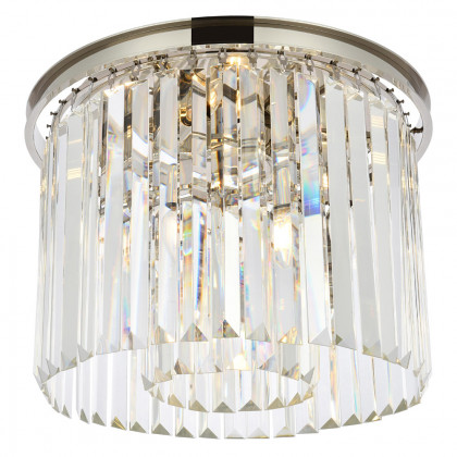 Elegant Urban Classic Flush Mount - Polished Nickel, L 20" (1238F20PN-RC)
