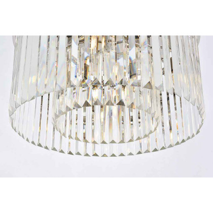 Elegant Urban Classic Flush Mount - Polished Nickel, L 26" (1238F26PN-RC)