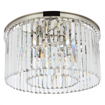 Elegant Urban Classic Flush Mount - Polished Nickel, L 26" (1238F26PN-RC)