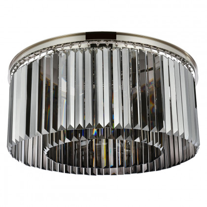 Elegant Urban Classic Flush Mount - Polished Nickel/Silver, L 31.5" (1238F31PN-SS-RC)