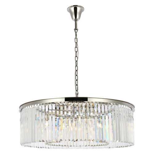 Elegant Urban Classic Pendant - Polished Nickel, L 43" (1238G43PN-RC)