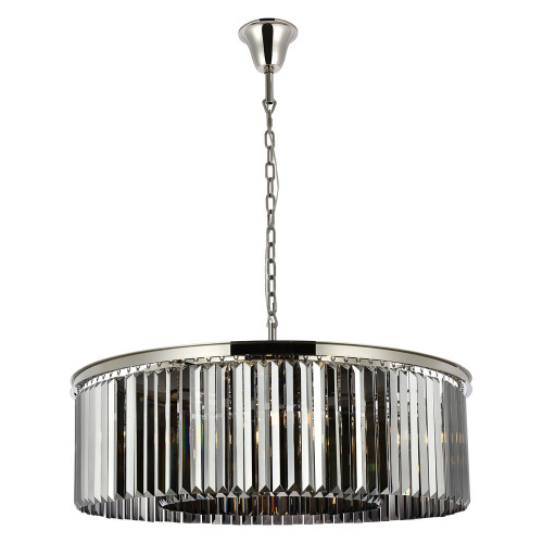 Elegant Urban Classic Pendant - Polished Nickel/Silver, L 43" (1238G43PN-SS-RC)