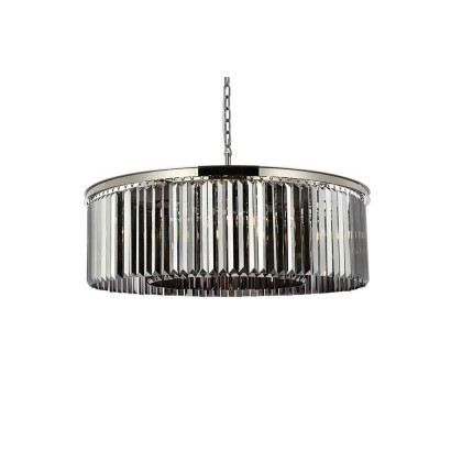 Elegant Urban Classic Pendant - Polished Nickel/Silver, L 43" (1238G43PN-SS-RC)