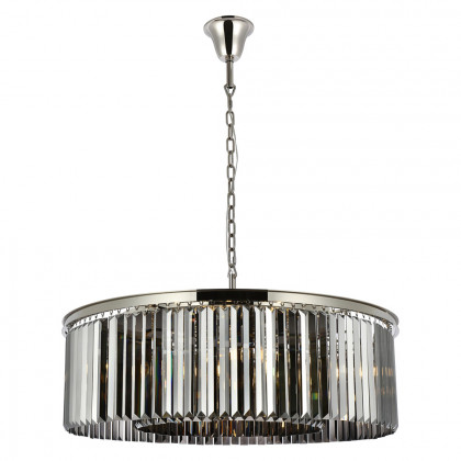 Elegant Urban Classic Pendant - Polished Nickel/Silver, L 43" (1238G43PN-SS-RC)