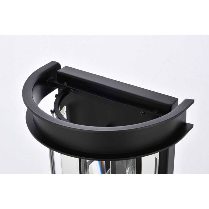 Elegant Urban Classic Wall Sconce - Matte Black (1238W8MB-RC)