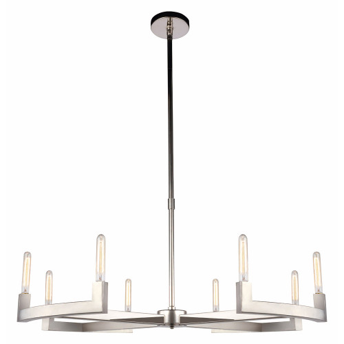 Elegant Urban Classic Chandelier - Polished Nickel, L 48" (1535G48PN)