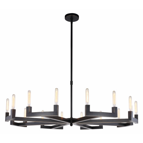 Elegant Urban Classic Chandelier - Bronze, L 60" (1535G60BZ)