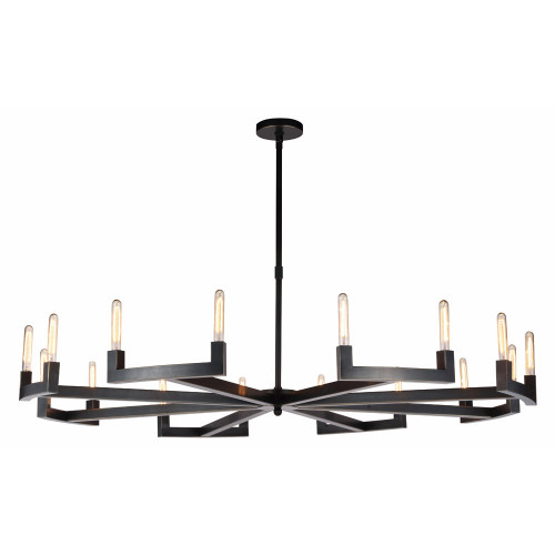 Elegant Urban Classic Chandelier - Bronze, L 72" (1535G72BZ)