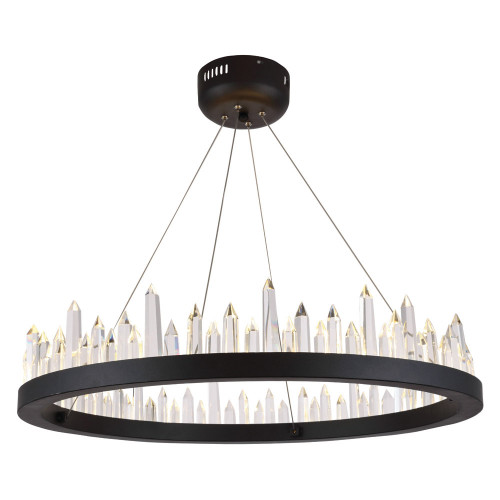Elegant Urban Classic Chandelier - Satin Dark Grey, L 26" (1705D26SDG)