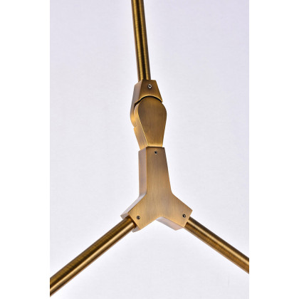 Elegant Cavoli 5 Lights Chandelier - Brass (1712D42BR)