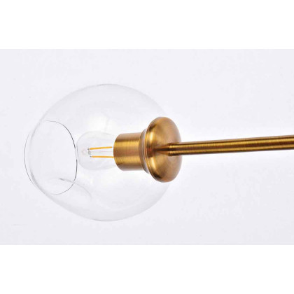Elegant Cavoli 5 Lights Chandelier - Brass (1712D42BR)