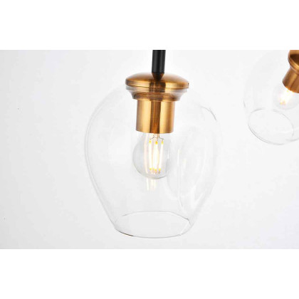Elegant Cavoli 5 Lights Chandelier - Light Antique Brass (1712D42LAB)