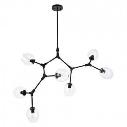 Elegant Urban Classic Cavoli 11 Lights Chandelier - Black, L 57" (1712G57BK)