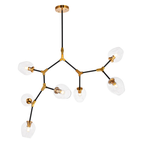 Elegant Urban Classic Cavoli 11 Lights Chandelier - Light Antique Brass, L 57" (1712G57LAB)