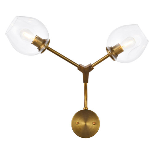 Elegant Urban Classic Cavoli 2 Light - Brass (1712W26BR)