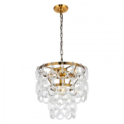 Elegant Urban Classic Eden 3 Lights Pendant - Light Antique Brass, L 12" (1713D12LAB)