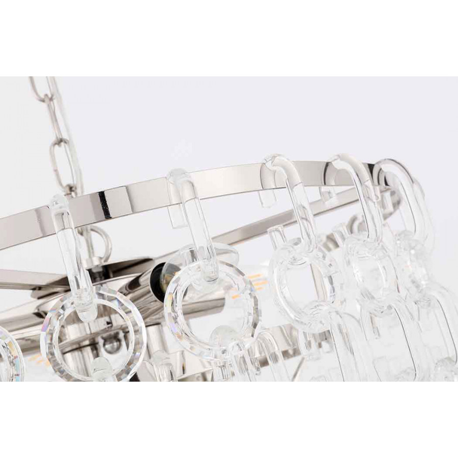 Elegant Urban Classic Eden 3 Lights Pendant - Polished Nickel, L 16" (1713D16PN)