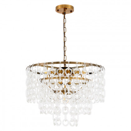 Elegant Urban Classic Eden 3 Lights Pendant - Light Antique Brass, L 24" (1713D24LAB)