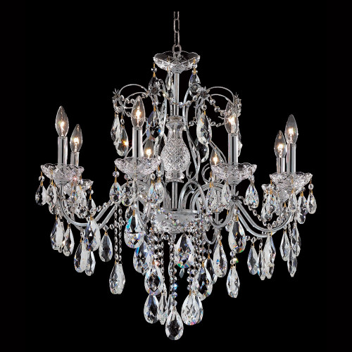 Elegant St. Francis 6 Lights Chandelier - Chrome, L 26" (2016D26C-RC)