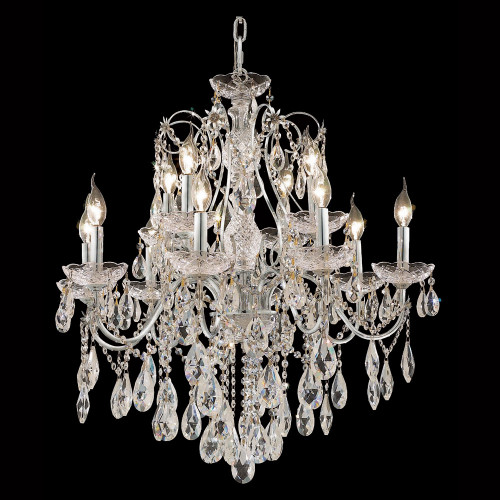 Elegant St. Francis 6 Lights Chandelier - Chrome, L 28" (2016D28C-RC)